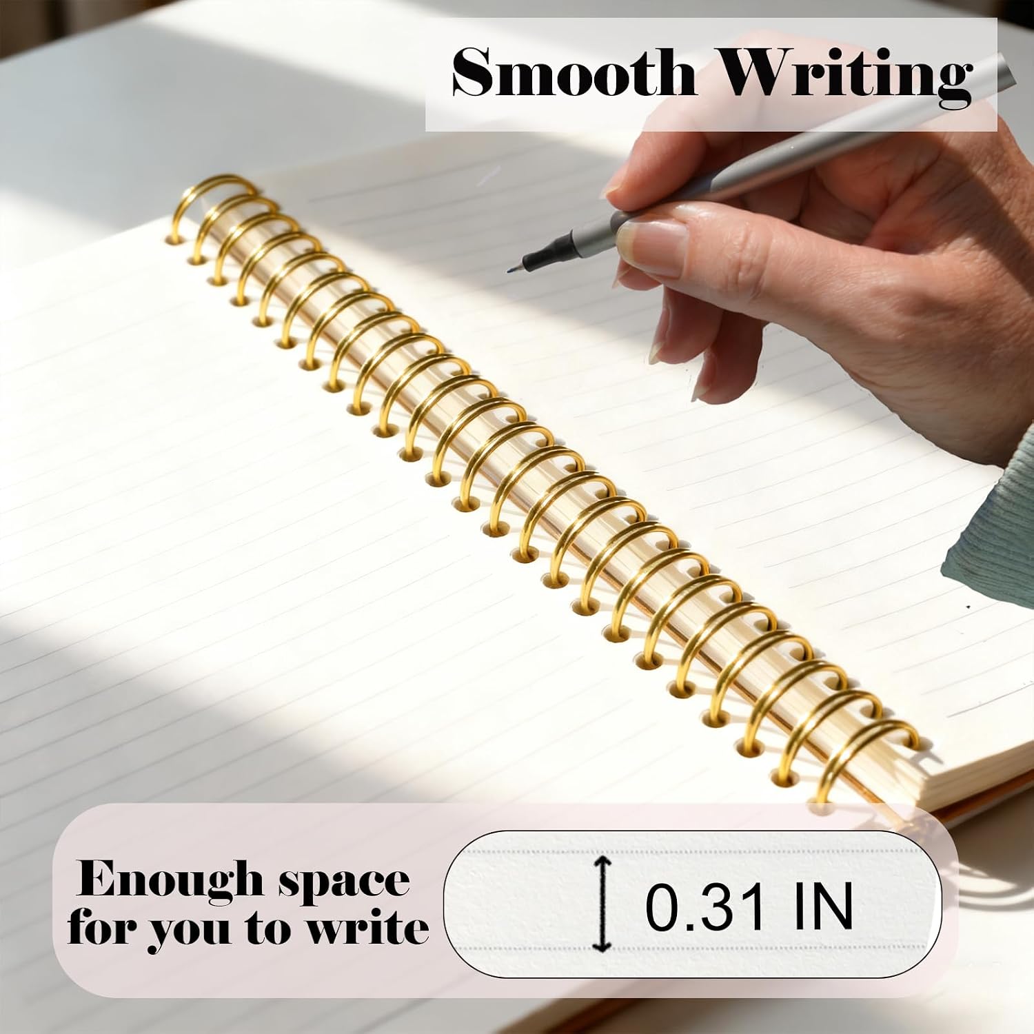LRVSYUIN Teacher Spiral Notebooks for Women Men, Aesthetic Teacher Journal for Appreciation Gift, End of Year Thank You Gift for Teacher Coworker Boss - Apple (B11) image 3