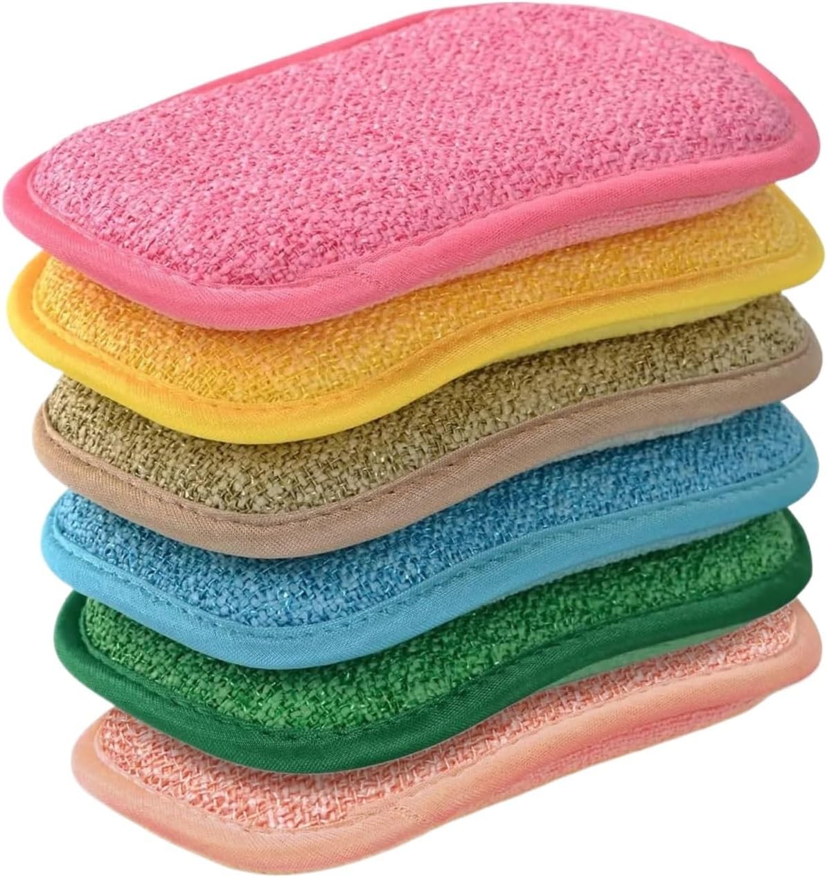 10pcs Magic Sponge Double-Sided Dishwashing Pan Pot Dish Wash Rust Stain Kitchen Products Utensil and Home