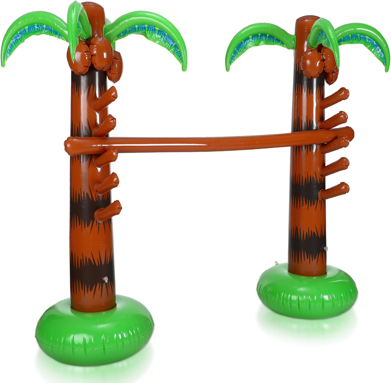 Jenaai Inflatable Palm Tree Limbo Game for Luau Party Coconut Trees Hawaiian Fun Limbo Game for Summer Party Decor Travel Pool Beach Party Picnic Indoor Outdoor Vacations Party Games for Kids Adult