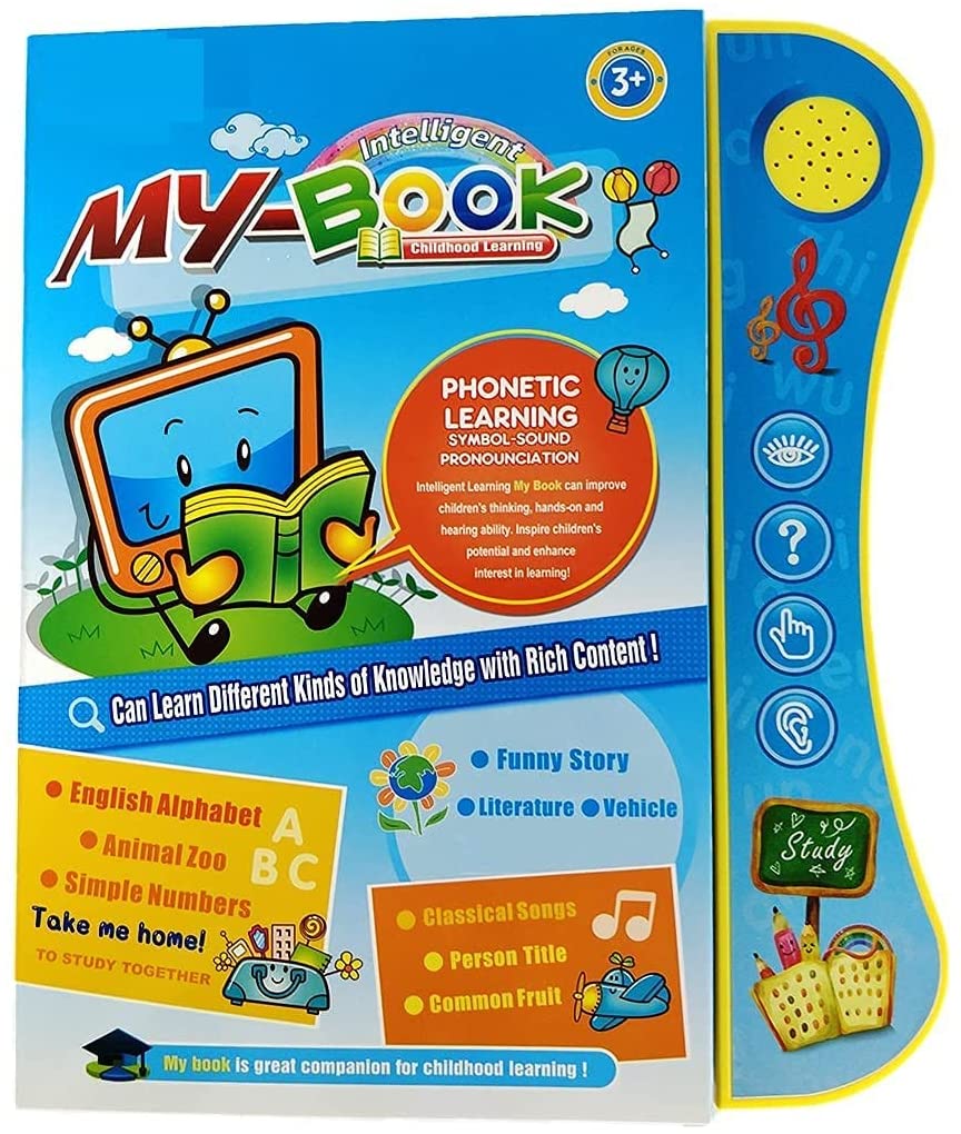 TMG Early Development, Early Educational Book | 20 Sides are Working in This Book |Battery Operated Intelligent My-Book