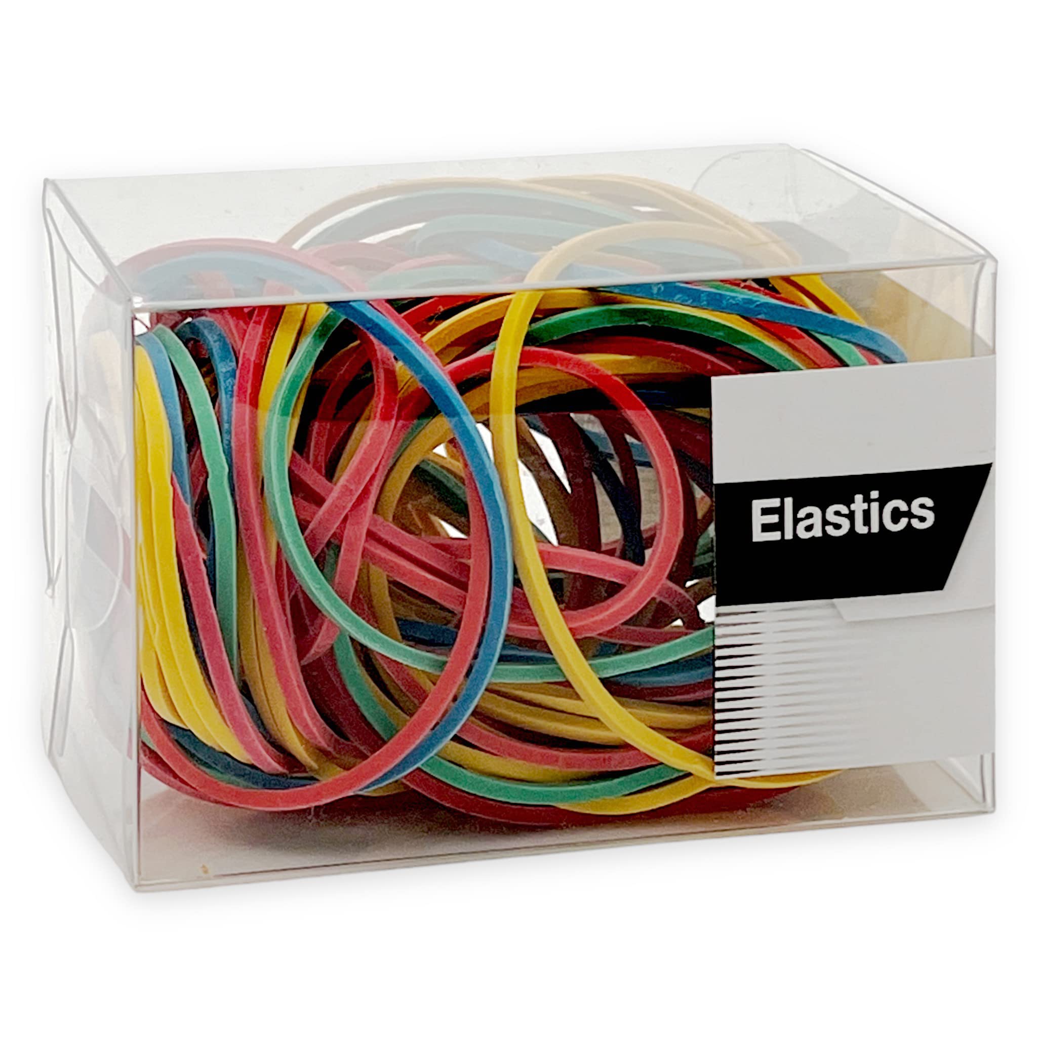 200 Elastici Resistanti E Colorati - Per Ufficio, Casa E Industria - Dimensioni 38 Mm - Foto 8