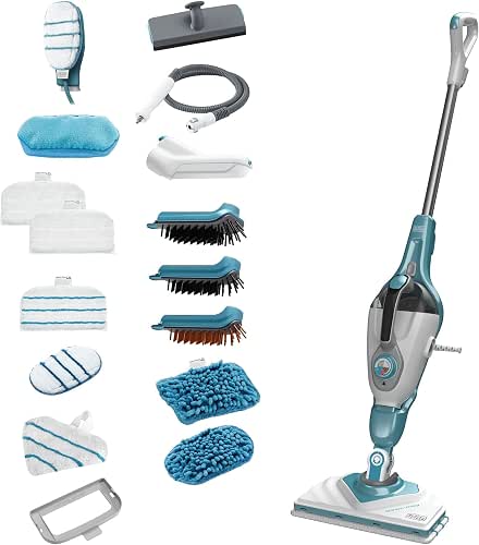 BLACK+DECKER Balai vapeur multifonction 2-en-1, BHSM1615DAM-QS