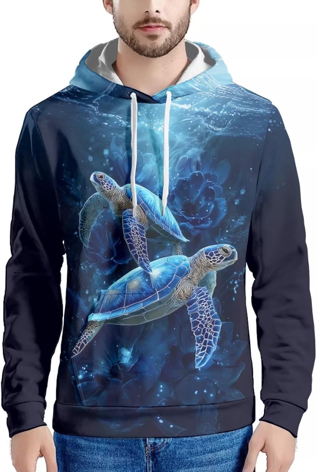 AFPANQZ Sweater with Hoodies Men's Plus Size Sweatshirt Stretch Pullover Hoodie Loose Fit Casual Tee Shirts