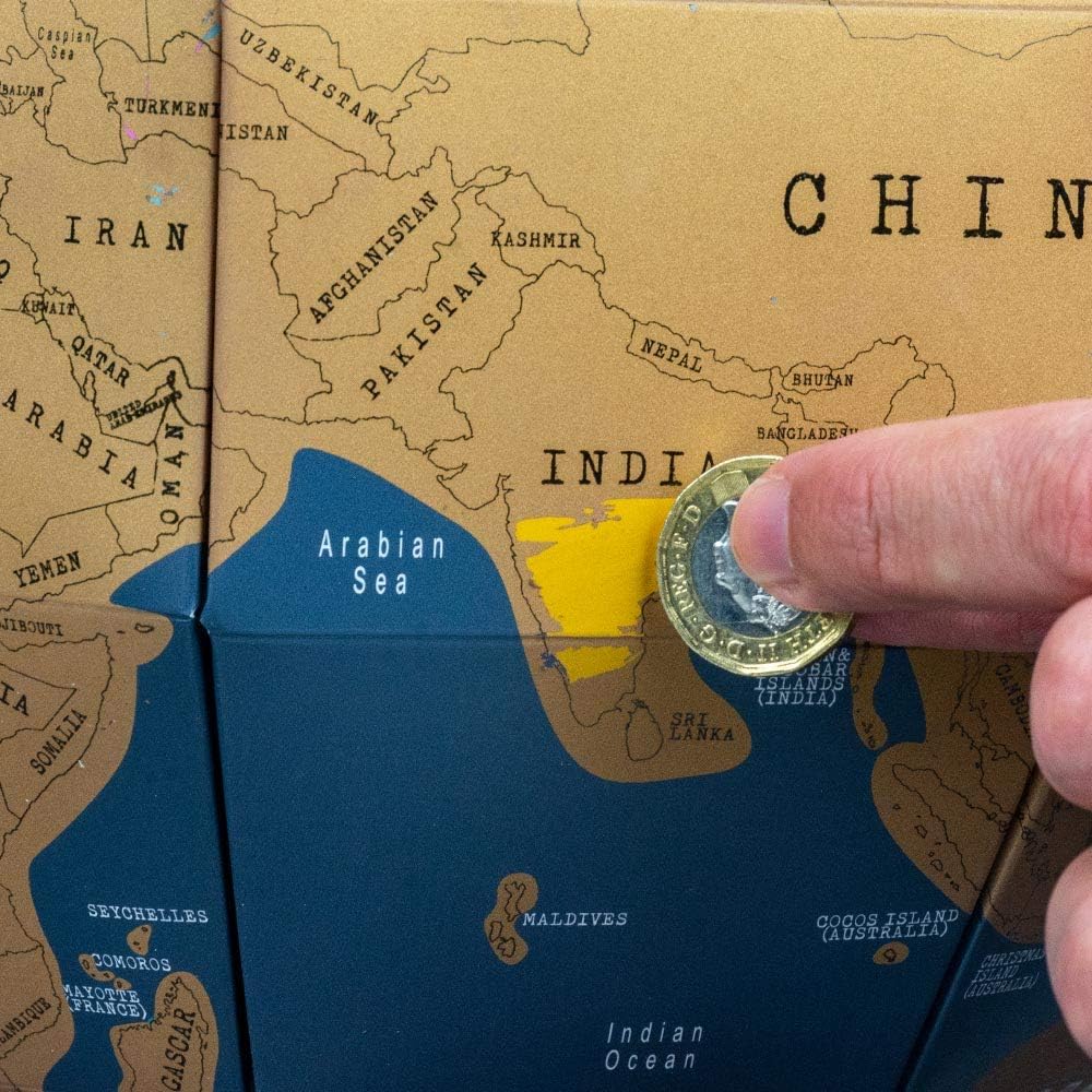 Globe Scratch Map BigaMart