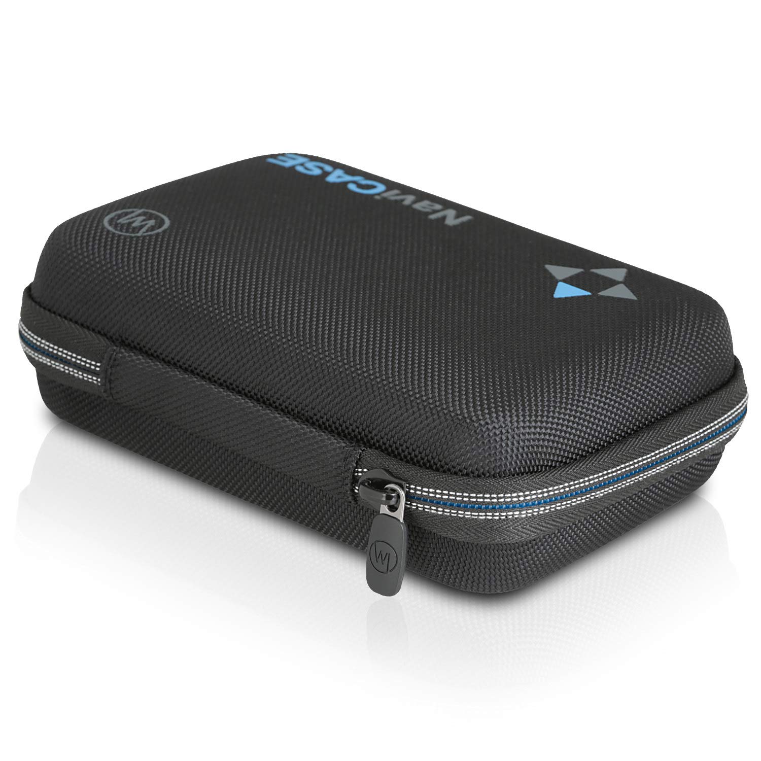 Wicked Chili Astuccio AntiShock per Hard Disk, SSD e dispositivi di Navigazione (Max. 15 x 10 x 4,5 cm, vano per Cavo di Ricarica, Imbottitura)