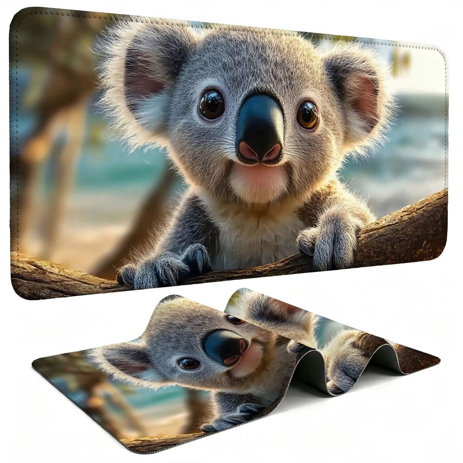 Tapis de Souris Gaming, Animal sous Main Bureau XXL 1200x600cm g811g-475