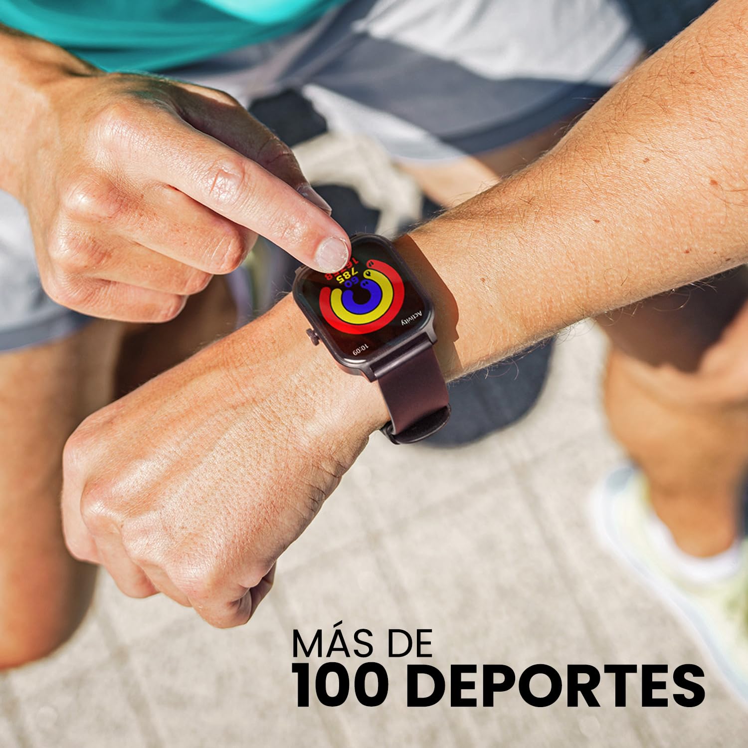 SPC SMARTEE Duo 3 - Smartwatch Inteligente Pantalla AMOLED 1,93", Negro