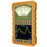 Analogue dial and time graph Gauss Meter