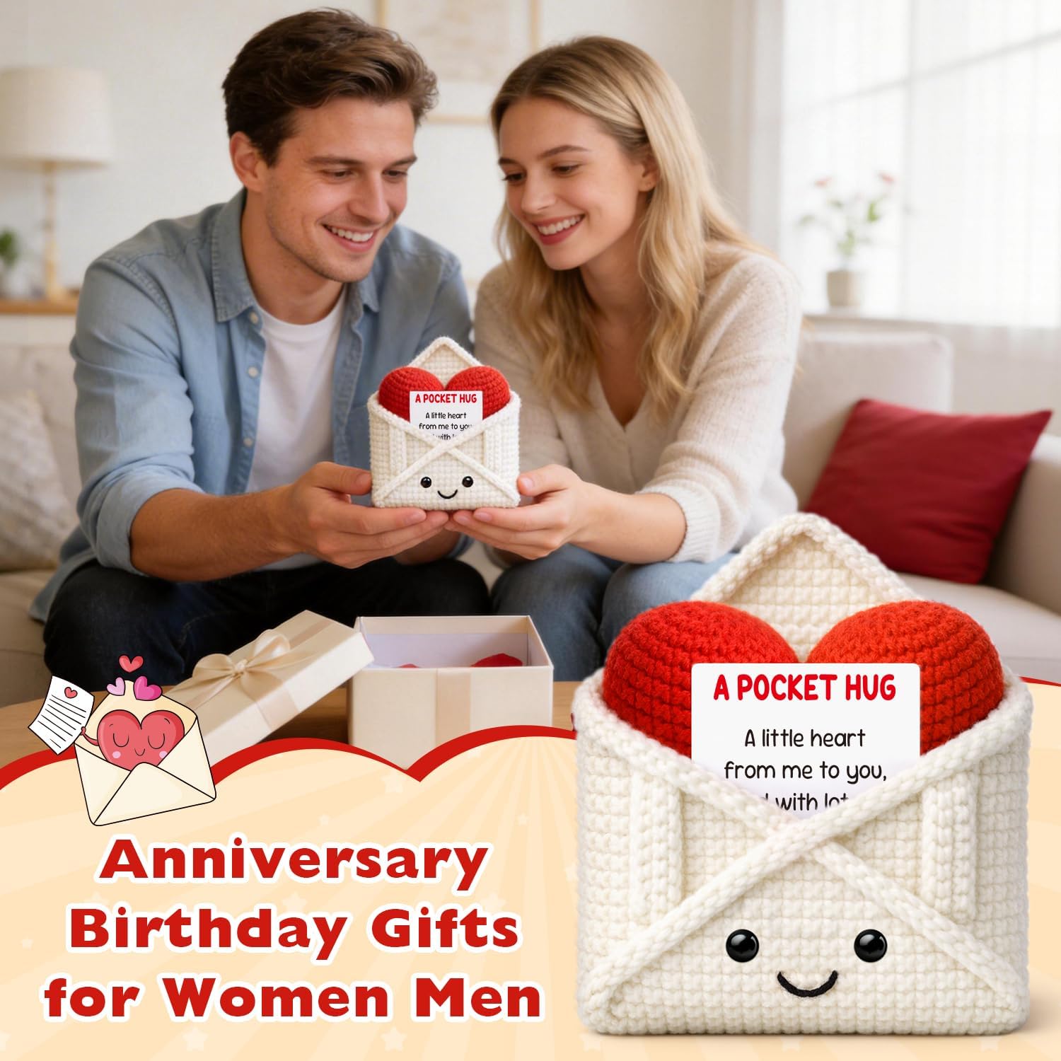 GwhyGifts for Women Men,I Love You Gift for Valentines Day Birthday