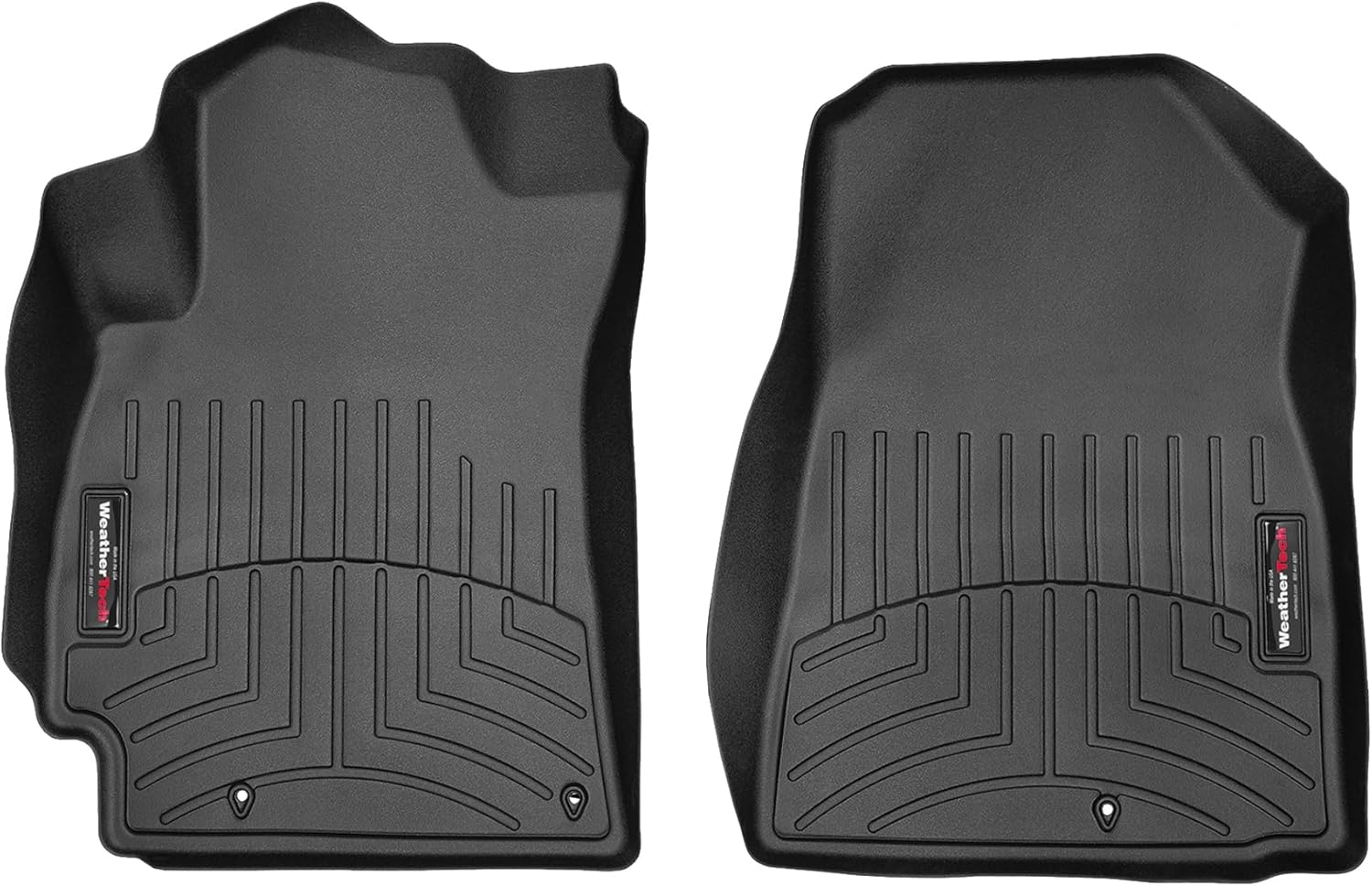 WeatherTech Custom Fit FloorLiners for Kia Forte - 1st Row (4414861), Black