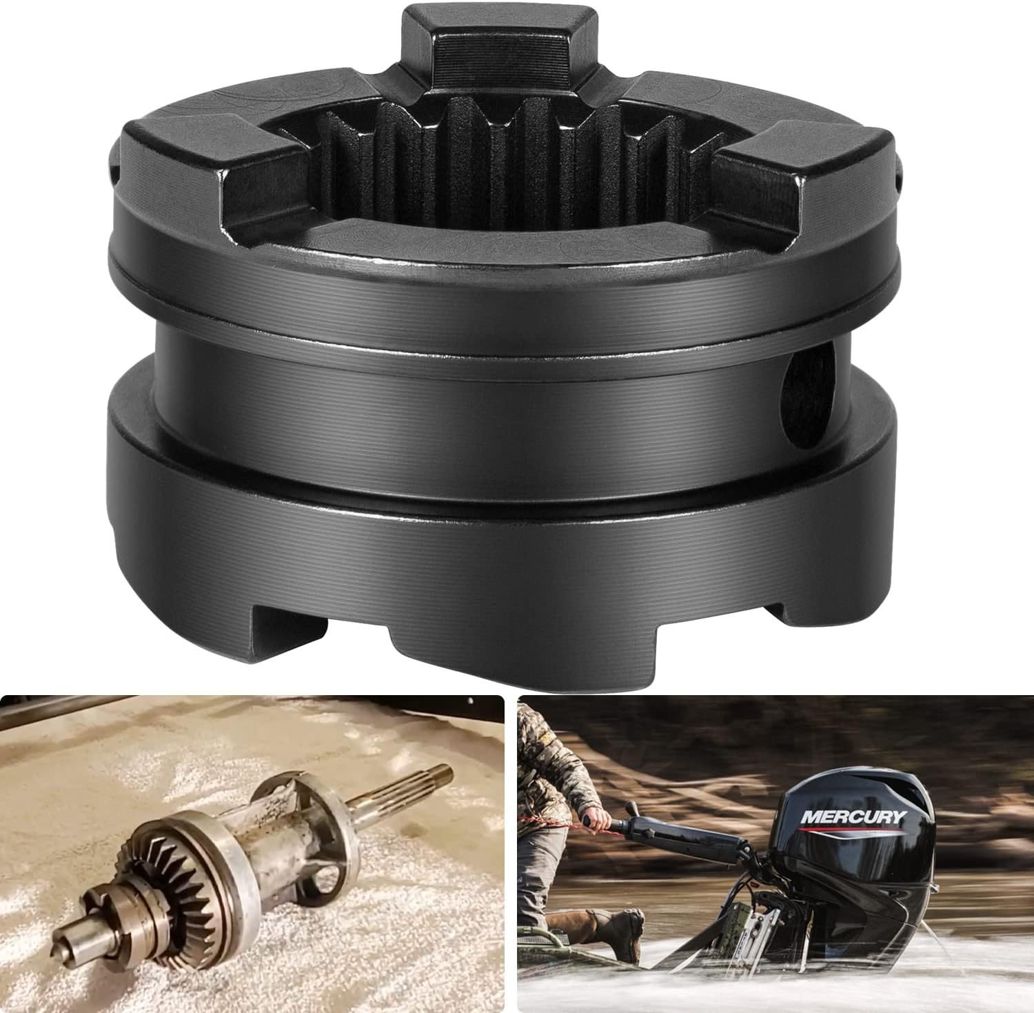 Boat Motor Clutch Dog 3 Jaw Reverse, Fit for 90120 hp, 96