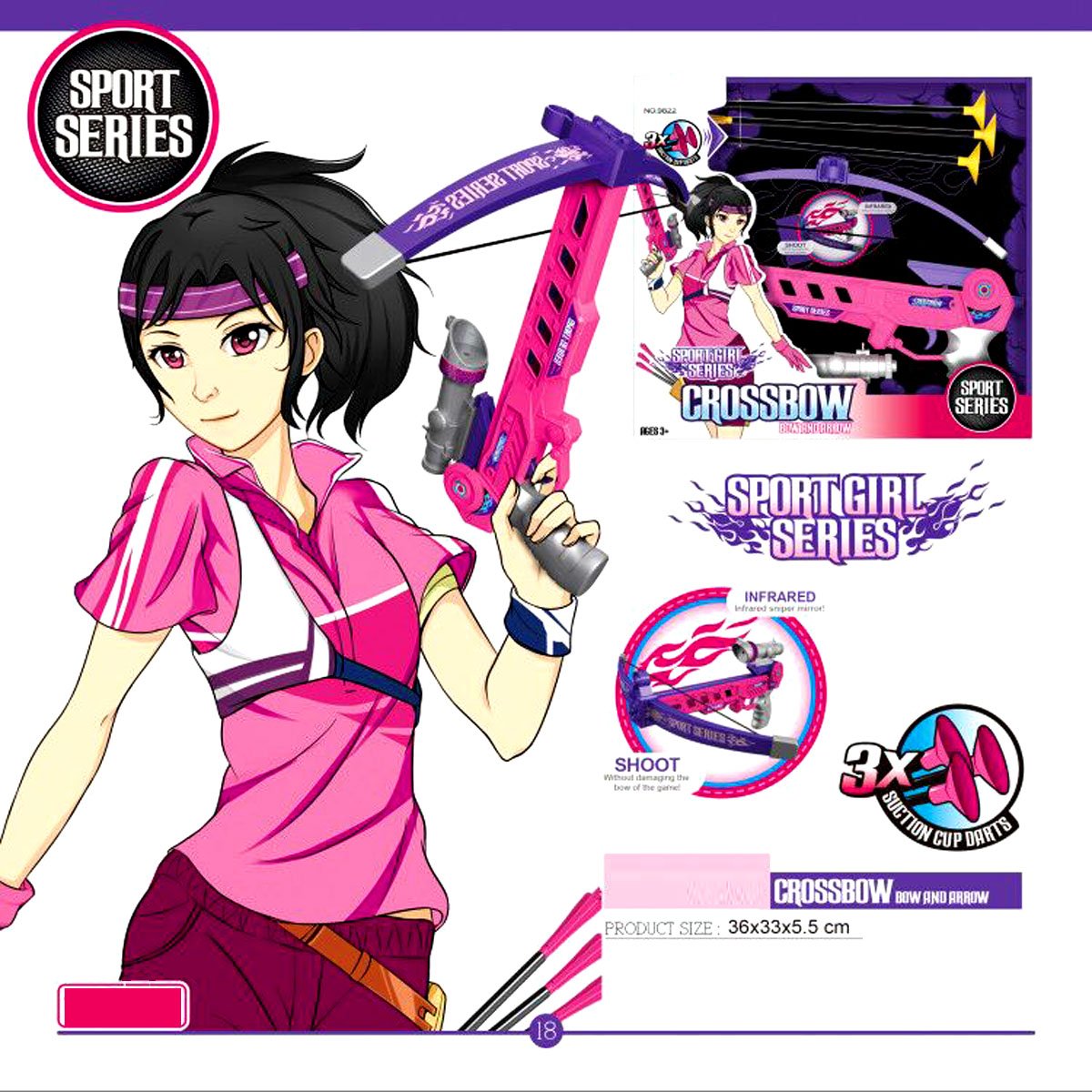 Coolbitz Kids Bow and Arrow Toy, Archery Bow and Arrow Set with 3 Suction Cup Arrows and Target with Large Quiver, LED Light, Garden Fun Summer Game Set for Childrens