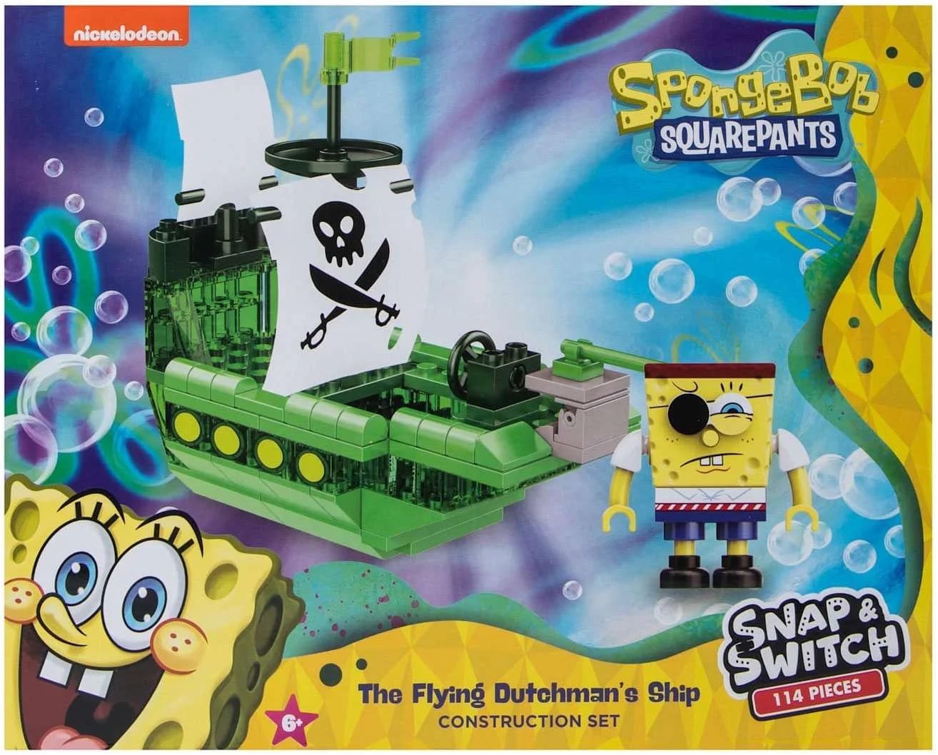SpongeBob SquarePants The Flying Dutchman's Ship Snap & Switch Set