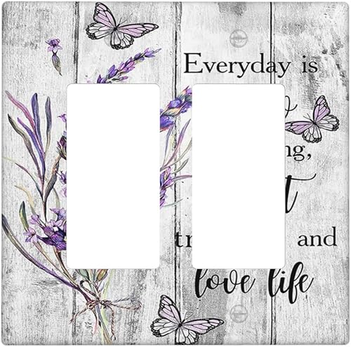 Miniatura 199 de Cubiertas de salida iridiscentes abstractas coloridas nubes dúplex de 1 cuadrilla, placa de cubierta de interruptor de luz arco iris, placas