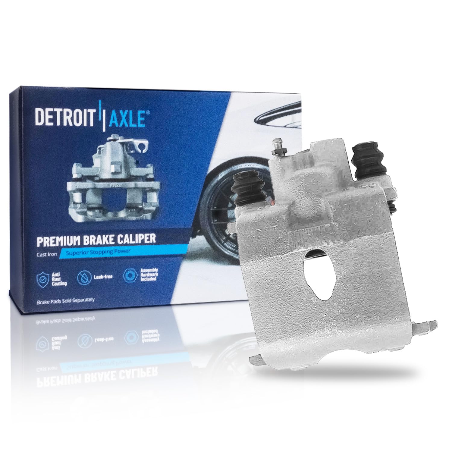 Detroit Axle - Rear Left Brake Caliper for Chrysler LeBaron Dodge Daytona