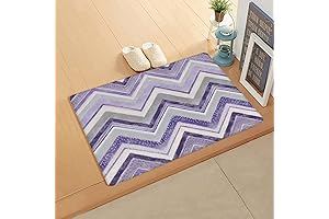 Nordic Purple Cooler Wave Doormat