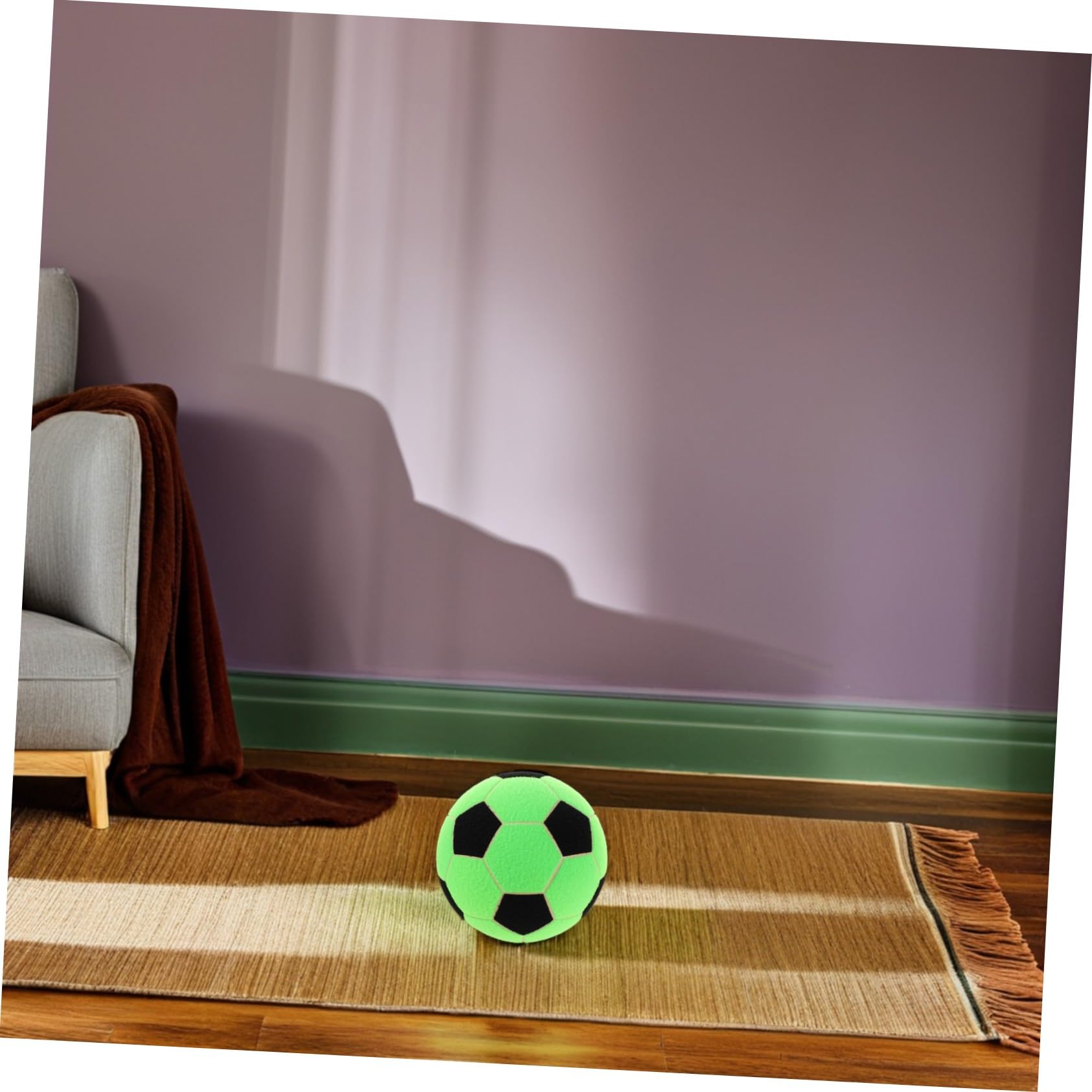 Pelota de Dardos de Fútbol Inflable de Fieltro y Caucho, 1