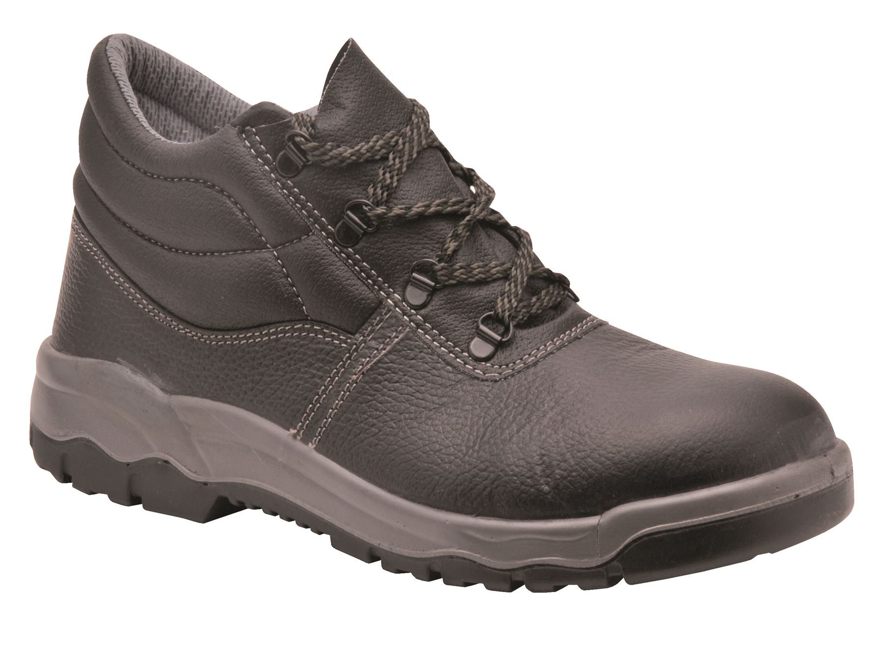 Portwest S3 Kumo Steel Toe Cap Safety Boots Black Size 6