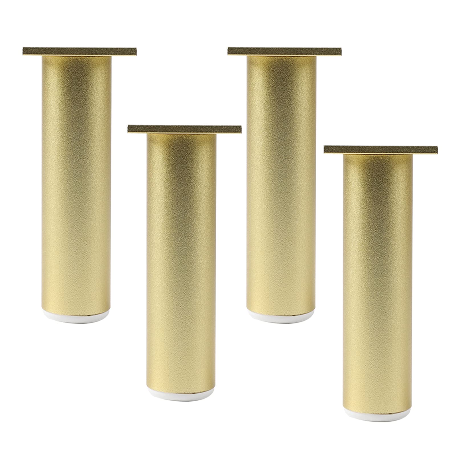 Patas para Mueble de Acero Inoxidable,Patas de Sofá de Altura Regulable,Patas de Gabinete Dorados,con Tornillos Y Almohadillas de Protección para El Suelo,Carga de 300kg (300mm/11.81in)