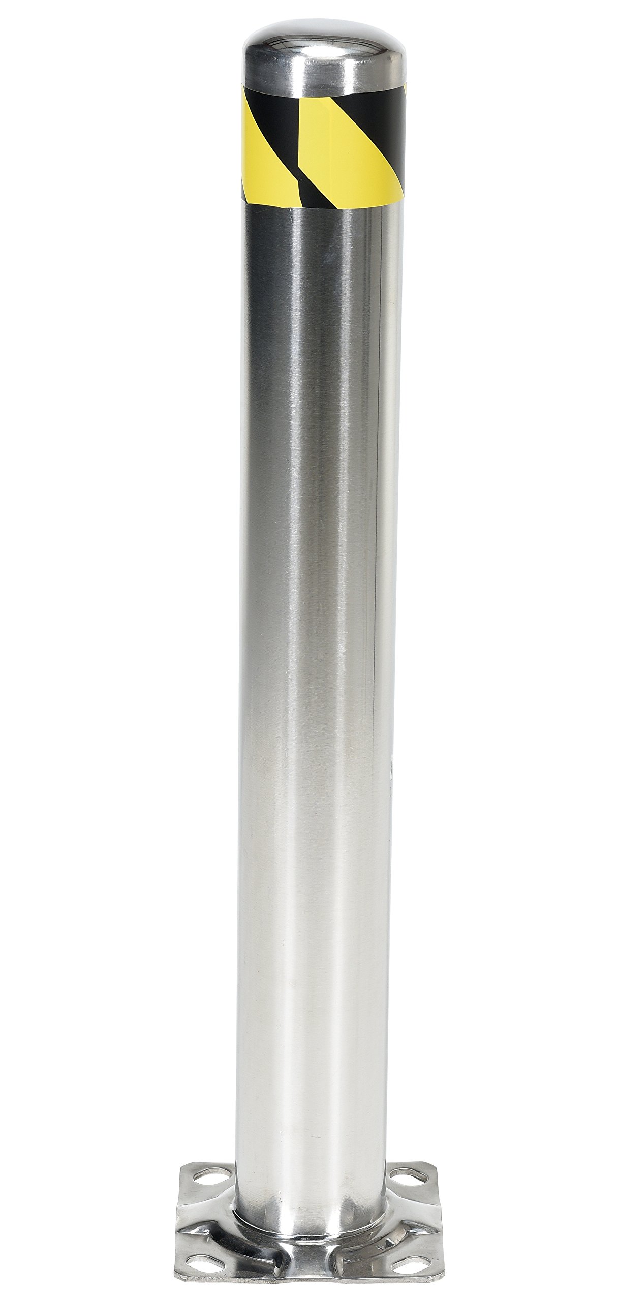 Dissuasore di sicurezza in acciaio inox resistente, 91,4 x 11,4 cm, per parcheggio all'aperto, protezione anti-urto per vialetto