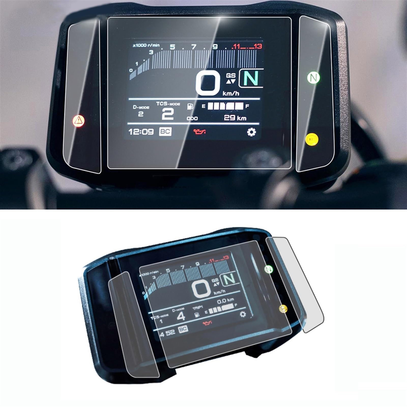 Film protection tableau de bord Honda CB1000R évite rayures écran moto