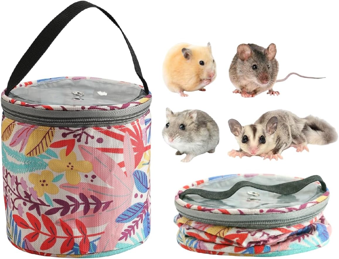 Sugar Glider Bonding Pouch Foldable Hamster Carrier Bag Small Animal Carrier for Sugar Glider Hamster Mice Bag for Carrying Small Pet