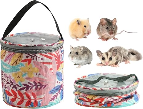 Sugar Glider Bonding Pouch Foldable Hamster Carrier Bag Small Animal Carrier for Sugar Glider Hamster Mice Bag for Carrying Small Pet