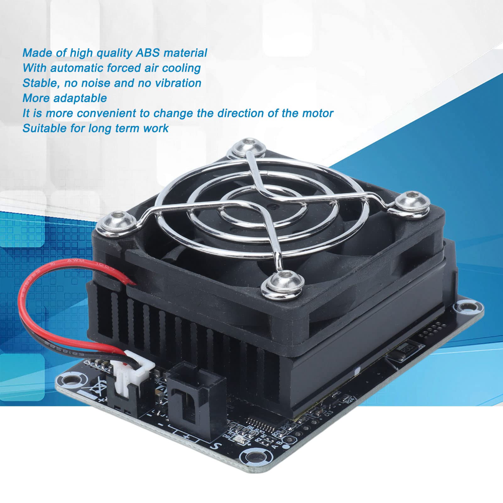 Sterownik Prędkości Silnika, Regulator Silnika Szczotkowego ABS, Sterowanie 7 V 35 V 40 A DC CW CCW z Sygnałem Odbiornika i Wymuszonym Chłodzeniem Powietrzem dla Modeli RC Inteligentne