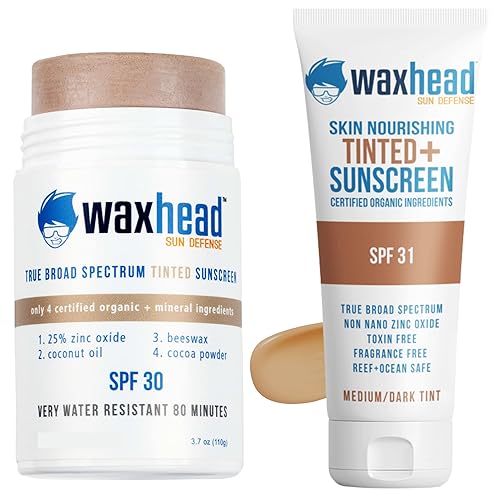 Miniatura 1 de Waxhead - Protector solar tintado para la cara, protector solar + SPF tintado