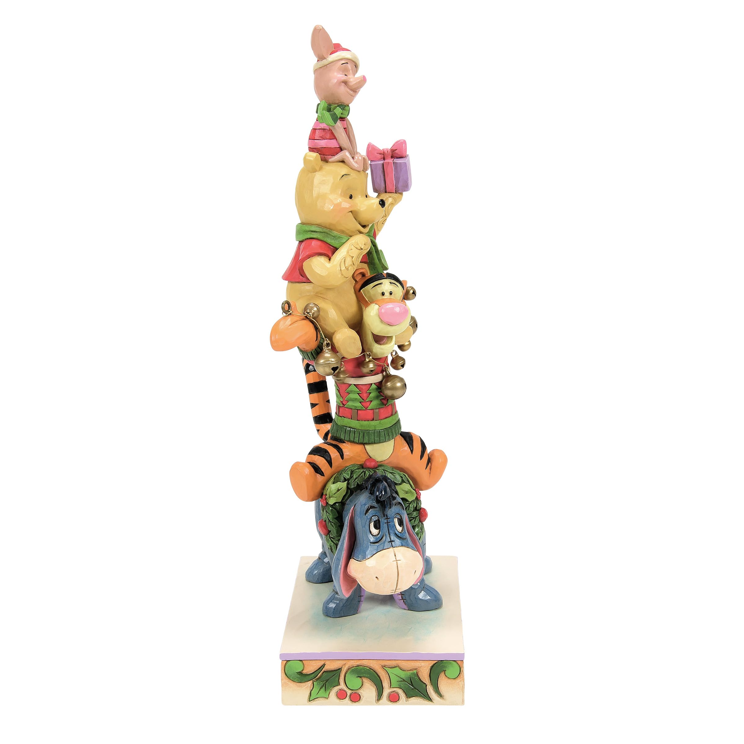Disney Traditions Christmas Pooh Stacked figurka