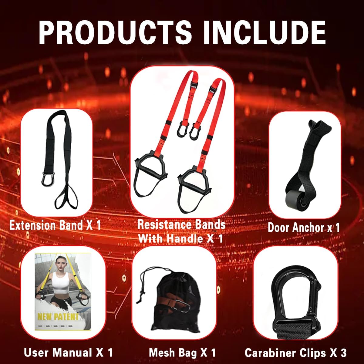 Kit De Entrenamiento De Suspensión Tres Tipos Anclajes | Envío Gratis