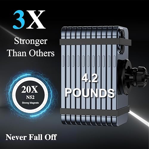 Miniatura 4 de Soporte de teléfono para espejo retrovisor, giratorio y retráctil para automóvil, compatible con iPhone 171615141312 Series y teléfonos con funda