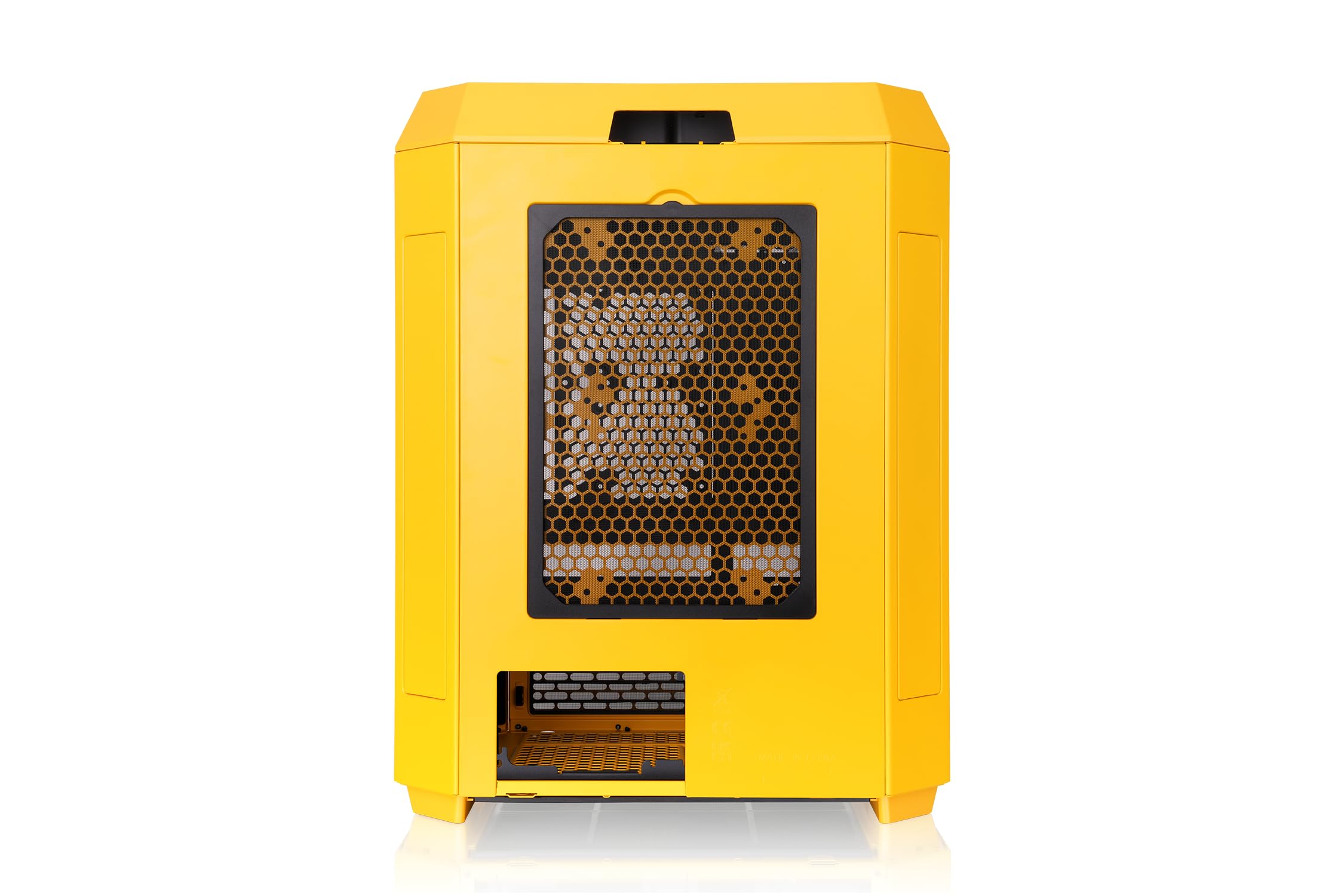 Thermaltake The Tower 600 Bumblebee | Mid Tower PC-Gehäuse | Hidden Connector Support | Tempered Glass | E-ATX & ATX… – Ansicht 4