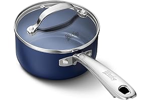 Nonstick 1 Quart Saucepan - Essential Small Saucepan for Effortless Cooking