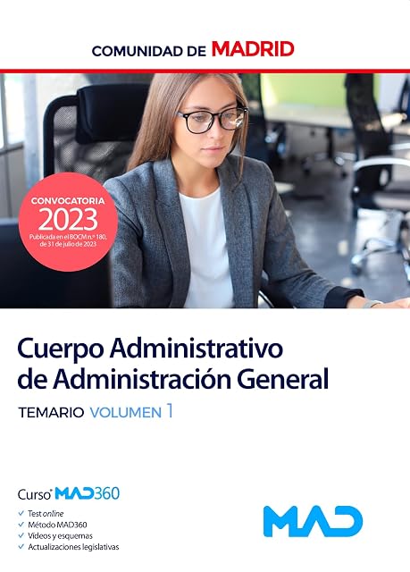 Portada de Cuerpo Administrativo de Administracion General de la Comunidad de Mad