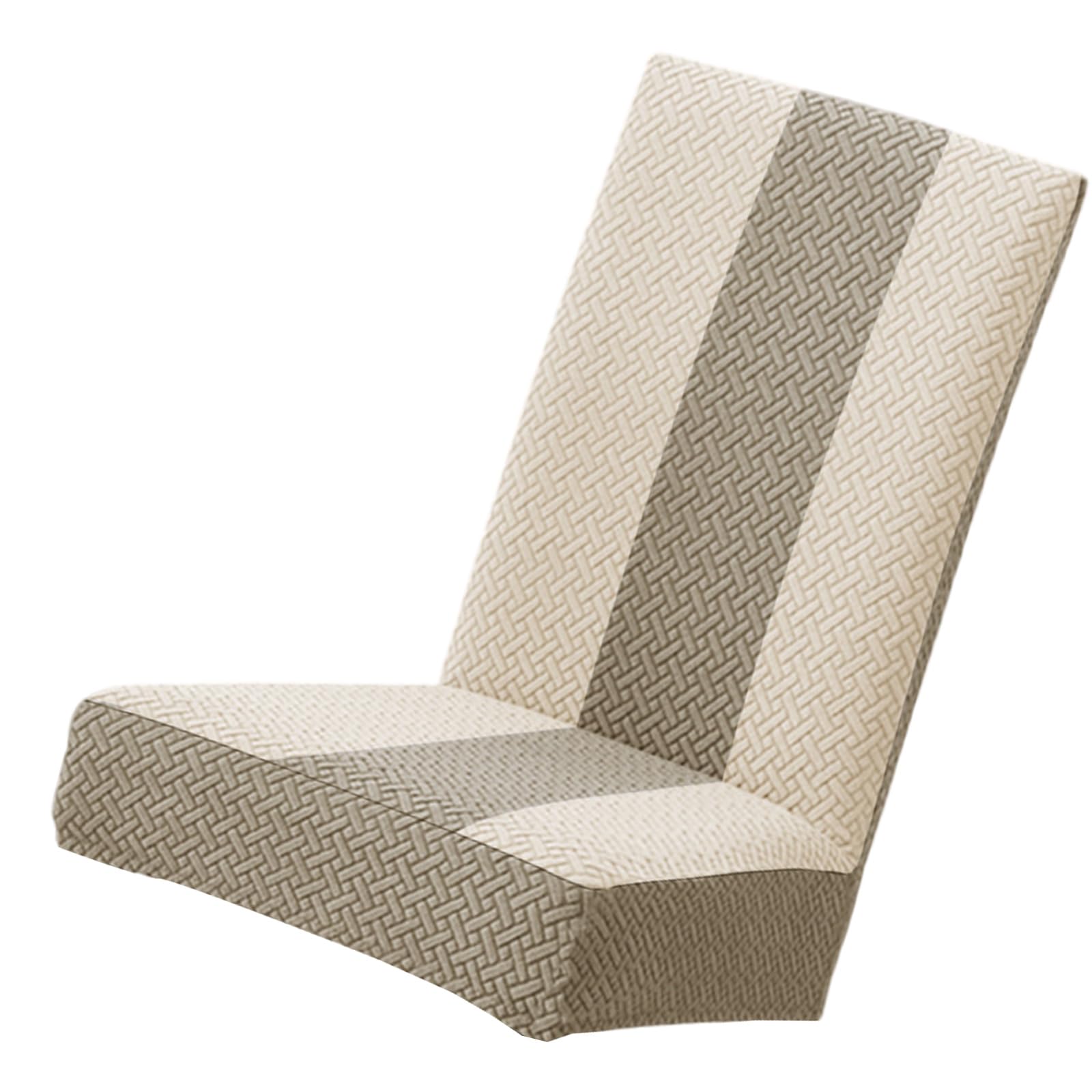 Xjdzineq Geometric Print Stretchable Seat Covers Fabric Striped for Indoor Furniture Protections Slipcover Modern Geometric Chair Slipcover