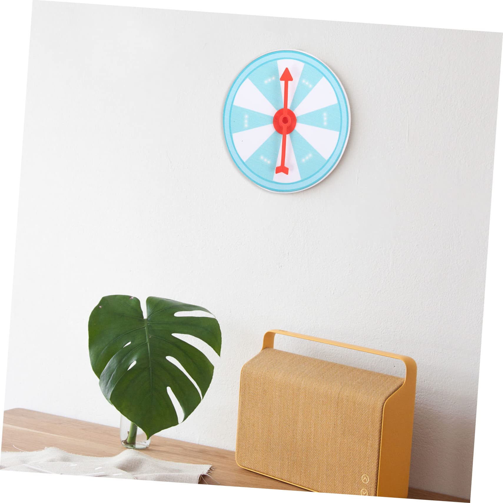 Gogogmee 1Pc Portable Wheel for Teaching Activities and Games Wall Mounted Prize for Home Office School and Events Fun Game Prop for Parties and Gatherings