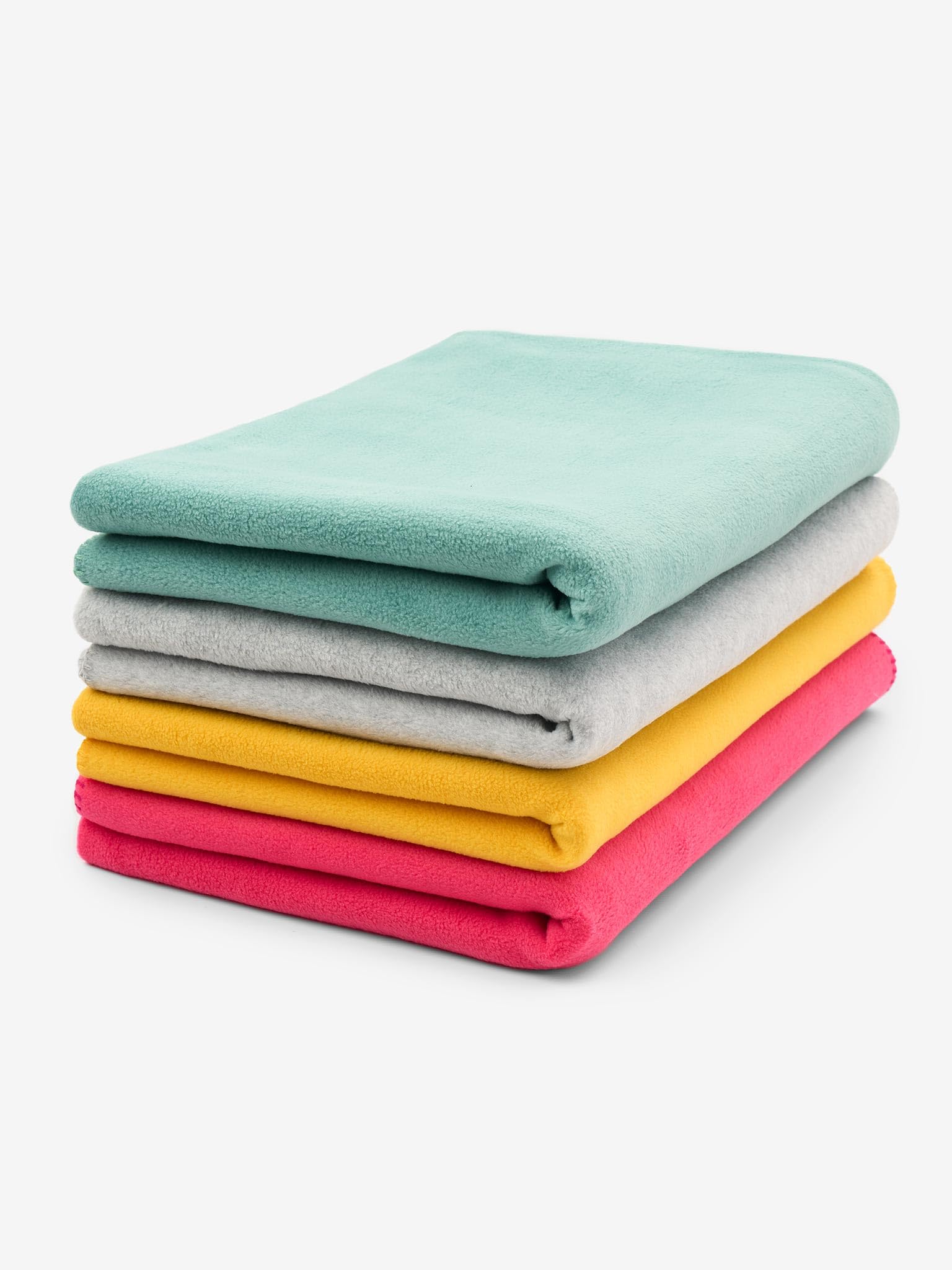 Yogamatters Fleece Yoga Blanket, 200cm x 145cm | Perfect for Restorative Yoga and Meditation (Eucalyptus)