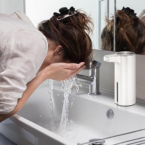 Miniatura 15 de EKO Aroma Pro Dispensador automático de jabón líquido sin contacto de 13.5 onzas líquidas, dispensador de jabón para manos y platos recargable para