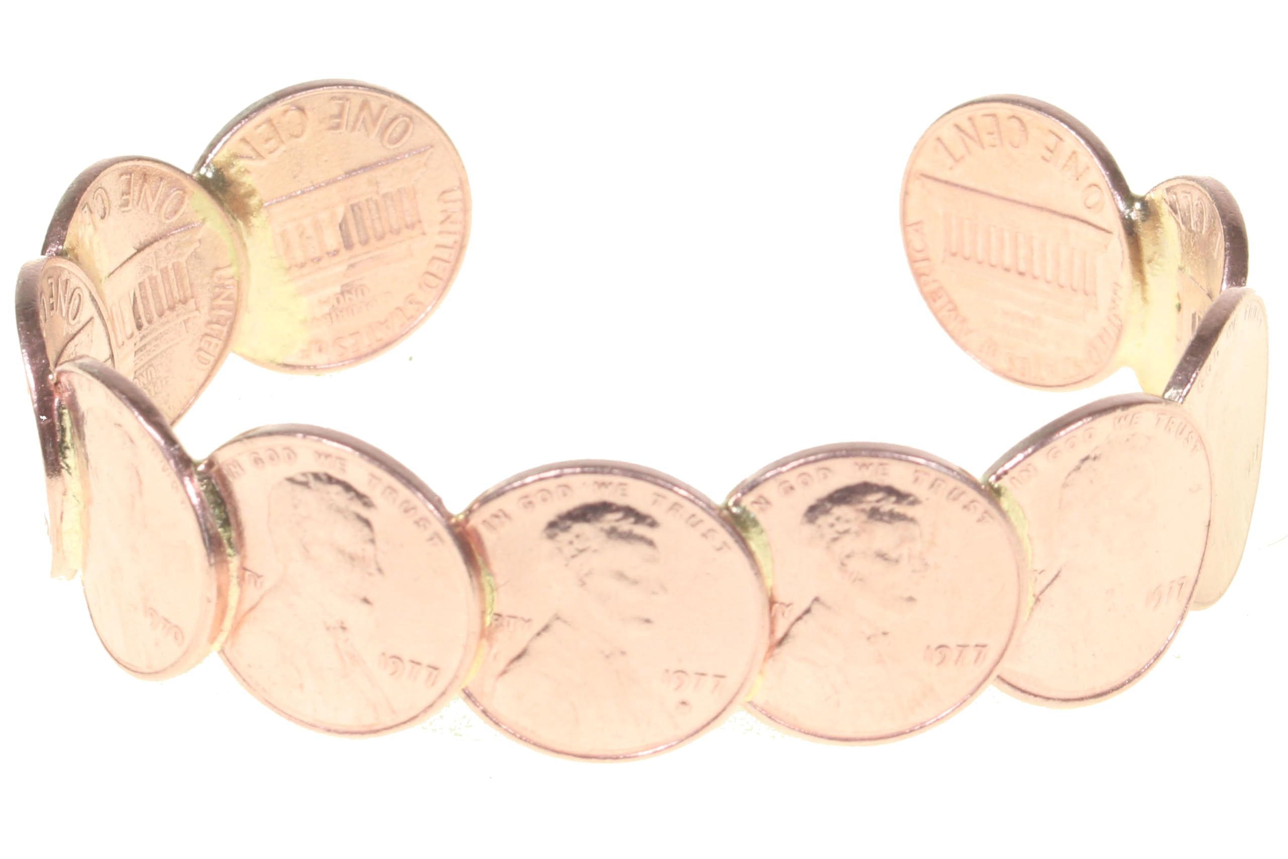 Copper Penny Bracelet (LG 11 Pennies)
