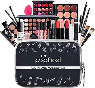 WAQIA Makeup Kit for Women Full Kit,All in One Makeup Gift Set,Multipurpose Makeup Kit Includes Makeup Brush Set,Eyeshadow,Makeup Set or Lip Gloss Set
