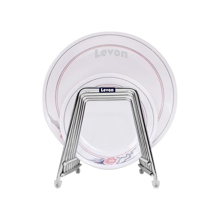 Buy LEVON Stainless Steel Plate Rack Dish Rack Plate Stand Dish