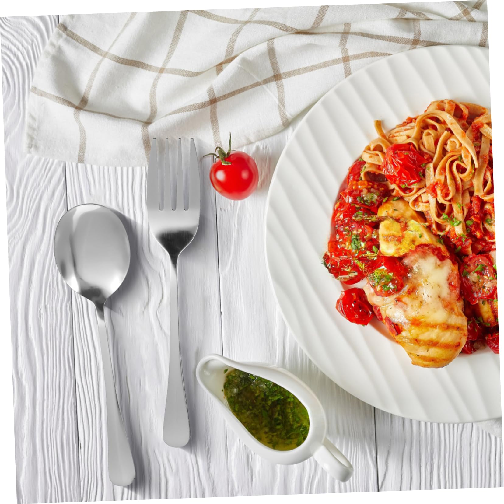 Cabilock Cuillère De Service Pinces Et Fourchettes Inox Pour Cuisine Et Buffet Ustensiles Pour Servir Nourriture à Table Et Service
