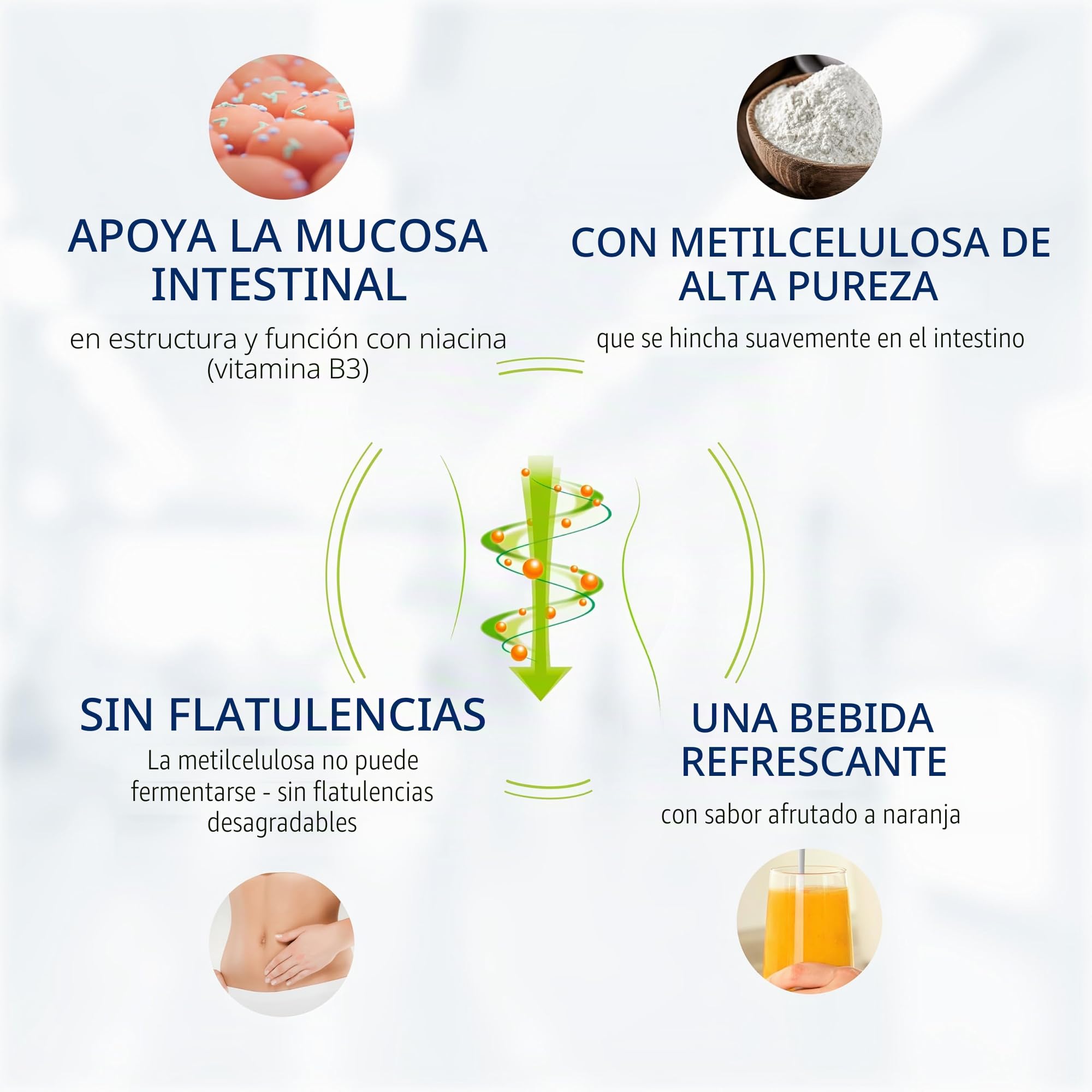 KIJIMEA® Regularis – Para una nueva sensación intestinal | Con metilcelulosa y niacina para apoyar la mucosa intestinal – 500 g