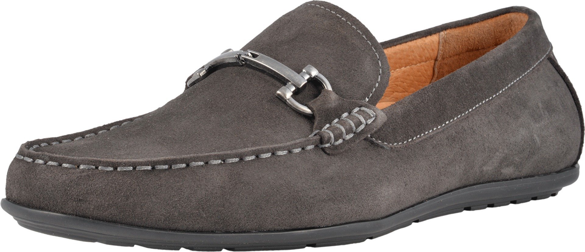 Leather/Suede Loafer for Men with 