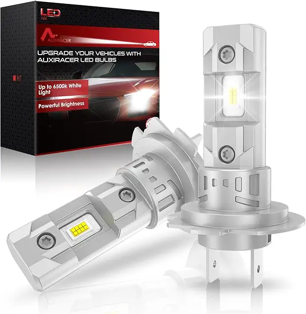 H7 LED Bulbs: 80W 20000LM Car Lamp Lighting, Pack of 2