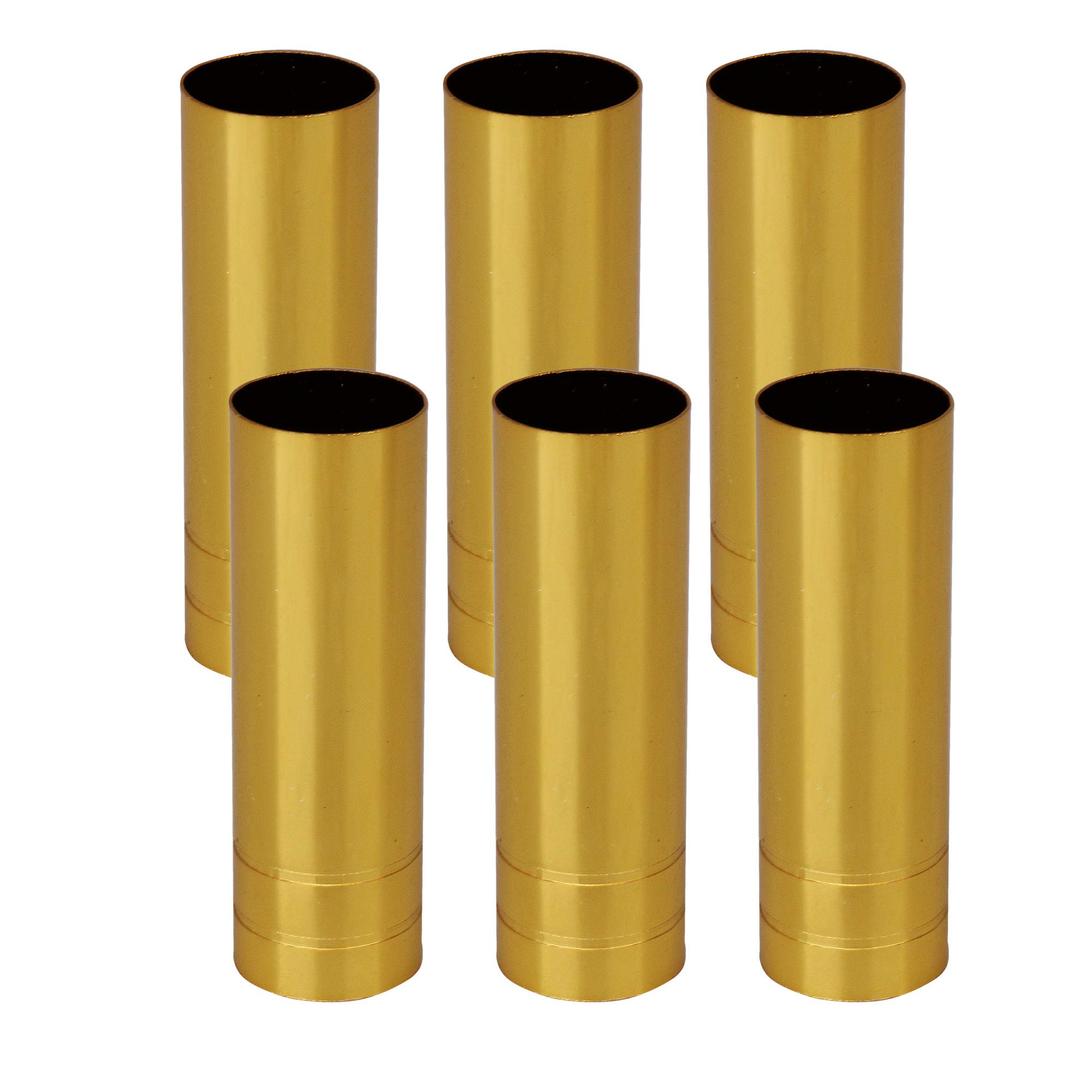 Lustre candle light coque manches pour douille candélabre 6 pièces