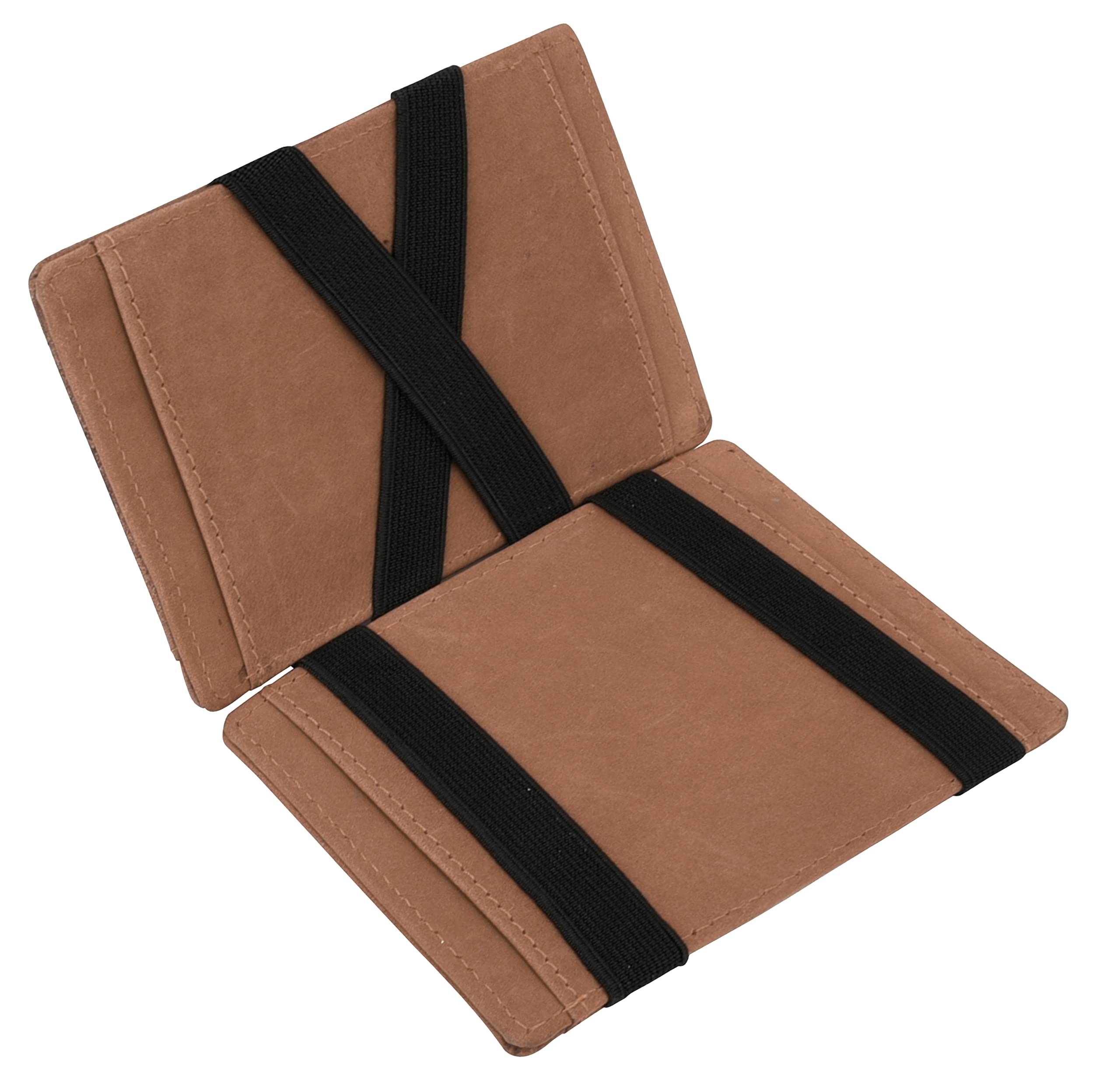 Sponsored Ad - Vintage Tobacco Leather Magic Wallet for Men