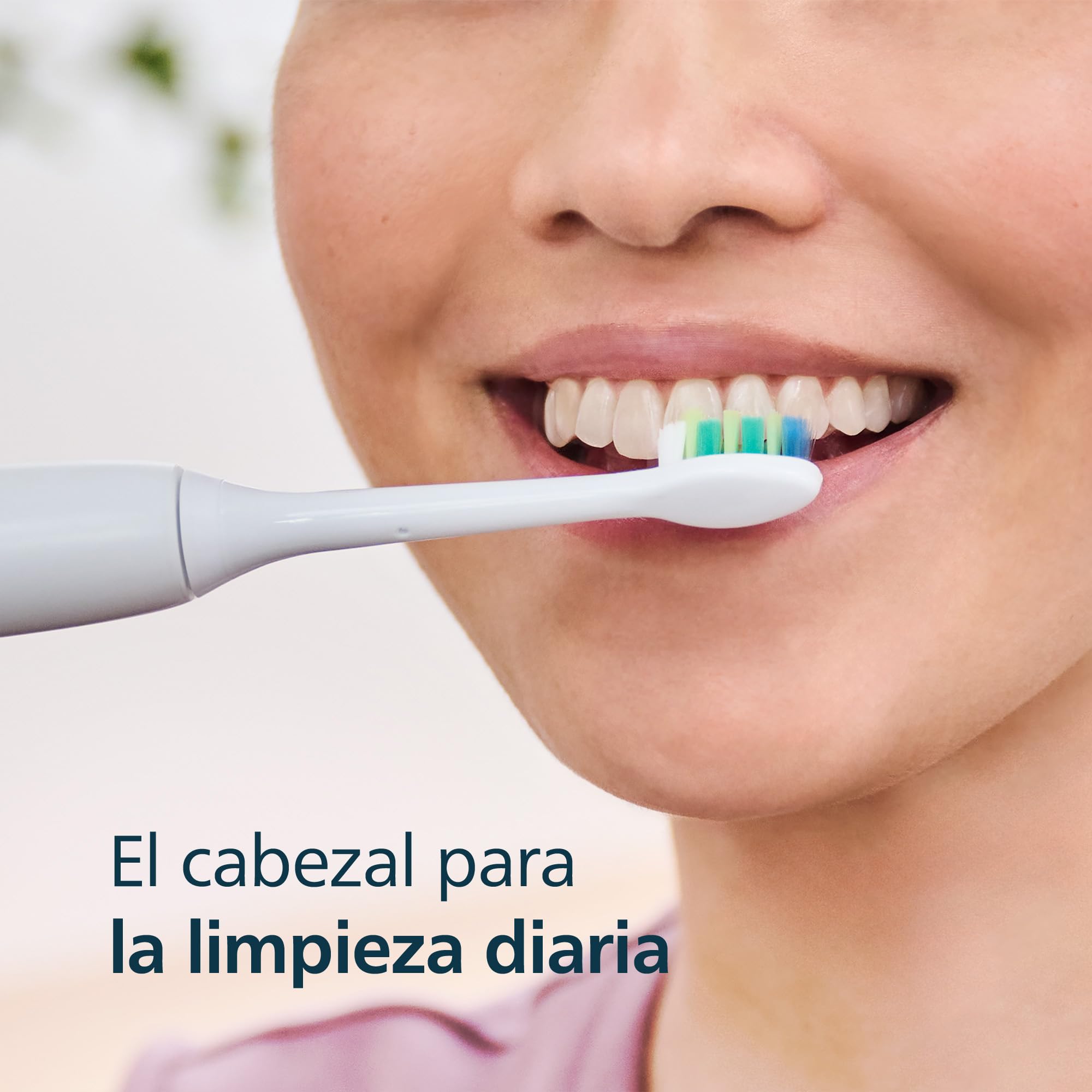 Philips Sonicare InterCare - Cabezales de recambio originales de cepillo eléctrico, blanco, pack de 8, HX9008/87