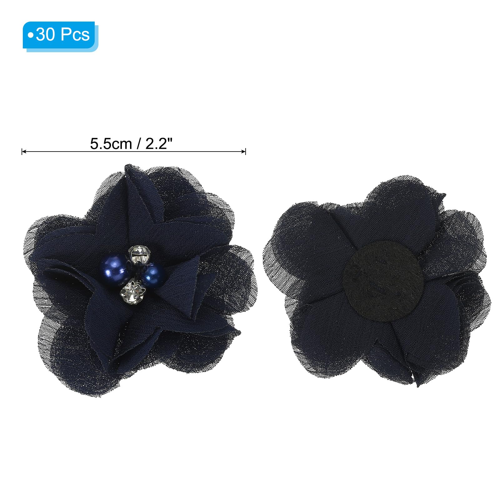 PATIKIL 2" Chiffon Flowers - Image 2